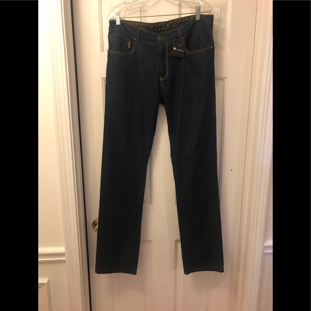 Zilli Men Blue Jeans made Italy